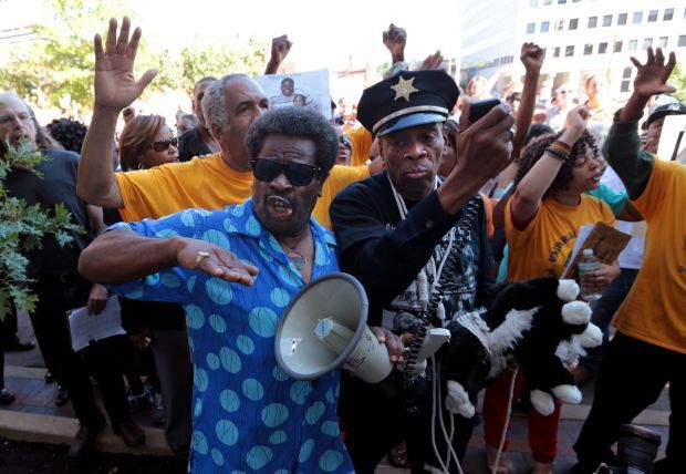Protestors hit the streets in Clayton